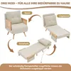 Fauteuil convertible 3 en 1 Merax, fauteuil inclinable avec Voir les images du produit 6