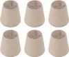 6× Clip-On Lampenschirme – Kleine Leinen-Trommelschirme für Produktbild-Vorschau 1
