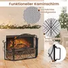 COSTWAY, grote schoorsteenbeschermer van 151 x 83 cm, Productafbeelding-voorbeeld 6