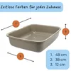 2er Set Katzenklo XL Katzentoilette offen ohne Deckel Produktbild-Vorschau 2