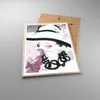 Gerahmtes Poster - Rahmen in heller Eiche - Frau Produktbild-Vorschau 3