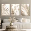 Trayosin 3szt Boho Pampas Grass Poster Set Nature Canvas Podgląd zdjęcia produktu 4