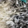 Shaggy Teppich Mehrfarbig Türkis Grau Creme für Wohnzimmer Produktbild-Vorschau 2