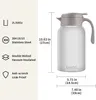 Luvan 2L Doppelwand Thermoskanne Edelstahl Isolierte Produktbild-Vorschau 5