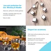 Intirilife Whiskey Stones in SILVER - 6 kusů opakovaně Náhled obrázku produktu 5