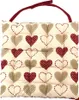 Home Elements Coussin de siège à motif de cœurs Quantité : Voir les images du produit 1