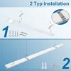 Fiqops LED Feuchtraumleuchte Werkstatt Deckenleuchte Produktbild-Vorschau 2