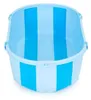 Kinderbadewanne, faltbare Reisebadewanne mit Abfluss, blau, Produktbild-Vorschau 7