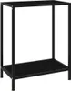vidaXL Konsolentisch Schwarz 60x35x75 cm Hartglas Produktbild-Vorschau 7