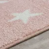 Moderner Kurzflor Kinderteppich Sternendesign Kinderzimmer Produktbild-Vorschau 2