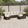 The Living Store 9-tlg. Garten-Sofagarnitur mit Kissen Produktbild-Vorschau 2