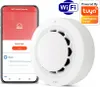 Rauchmelder mit Temperatur- und Feuchtigkeitsmessung WiFi Produktbild-Vorschau 1