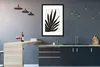 MuchoWow® Gerahmtes Poster Blatt - Pflanze - Minimalismus Produktbild-Vorschau 5