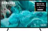 A Samsung QLED TV displaying a vibrant, abstract image. Produktbild-Vorschau