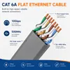 Elfcam - Cavo piatto Ethernet da 20 m, Cat6A STP, 26 AWG, Anteprima dell’immagine prodotto 2