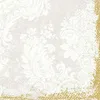 Duni Servietten Royal white 33x33cm 3lagig 50 Stück Produktbild-Vorschau 2