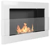 Campo24 vysoce kvalitní krb 65x40cm bílý vysoký lesk s Náhled obrázku produktu 1