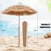 KOMFOTTEU Parasol Hawaii, parasol de plage pliable, parasol Voir les images du produit 6