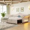 Merax slaapbank met dagbed, 90x200 cm, met uitschuifbed, Productafbeelding-voorbeeld 7