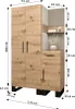 Garderobe ARTIN Set 6 mit gepolsterten Paneelen Industrial Produktbild-Vorschau 4