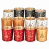 12er Set Teelichthalter Weihnachten Glas Windlicht Produktbild-Vorschau 1