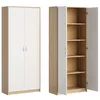 Schrank Mehrzweckschrank Aktenschrank Hochschrank mit 5 Produktbild-Vorschau 1