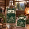 Flaschenetiketten – „Leśny Specjał” – Wald und Hirsch – Produktbild-Vorschau 2