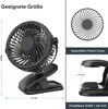 Mini ventilatore da tavolo silenzioso con clip, ventilatore Anteprima dell’immagine prodotto 4