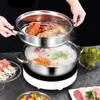 Vaporiera in acciaio inox, 28 cm - Vaporiera a 2 strati per Anteprima dell’immagine prodotto 2