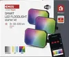 GoSmart LED-Außenstrahler, Starter-Set, 3-teilig, 14 W, RGBIC dimmbar, WiFi Produktbild-Vorschau