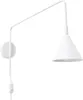 Wandleuchte NOX weiß 1xE14 10W Stahl 30x61x14cm Sollux Produktbild-Vorschau 1