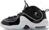 A side view of a black and white Nike Air Penny 2 sneaker against a white background. Podgląd zdjęcia produktu