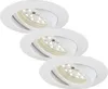 LED Einbauleuchten Dimmbar Schwenkbar 3er Set 5,5 W weiß Produktbild-Vorschau 9