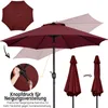 Yaheetech Sonnenschirm ø 270 cm Gartenschirm Knickbarer Produktbild-Vorschau 5
