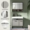 Bagno Badmöbelset 2 Teile hellgrau, cremefarben. Produktbild-Vorschau 11