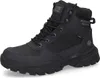 A black Dockers men's boot is shown against a white background.
