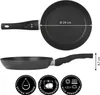 MAXXMEE Aluminium-Pfanne geschmiedet 24cm schwarz mit Produktbild-Vorschau 6
