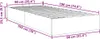vidaXL Lit ottoman sans matelas blanc 90x190 cm similicuir Voir les images du produit 7