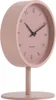 A pink Karlsson table clock on a white background. Náhled obrázku produktu