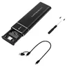 M2 SSD-Gehäuse M.2 NVMe NGFF SATA Gehäuseadapter 10 Gbit/s Produktbild-Vorschau 2