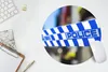 MuchoWow® Mauspad Mousepad Polizei-Reifen 30x30 cm - Produktbild-Vorschau 5