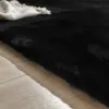 Hochflor Teppich Wohnzimmer Shaggy Kaninchenfell Imitat Produktbild-Vorschau 2