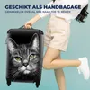 MuchoWow® Koffer Handgepäck Trolley Rollkoffer Kleine Produktbild-Vorschau 4