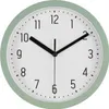 LS-LebenStil Retro Wanduhr Grün 20cm Kunststoff Analog Rund Produktbild-Vorschau 1