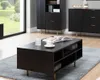 Rechteckige Couchtisch Nubia 100 x 60 mit Metallbeinen Produktbild-Vorschau 2