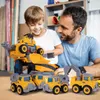 Malplay montážny robot 5 stavebných vozidiel stavebné Náhľad obrázku produktu 12
