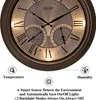 Beleuchtete Wanduhr für den Innen- und Außenbereich, Produktbild-Vorschau 3