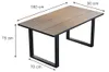 Jedálenský stôl Vicco Avido Dub Goldkraft 160 x 90 cm, Náhľad obrázku produktu 2