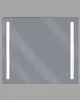 BELIANI Koupelnové zrcadlo transparentní 60 x 70 cm se Náhled obrázku produktu 4