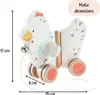 howa baby toy pull-along toy chicken 'Marry' in legno 6024 Anteprima dell’immagine prodotto 4